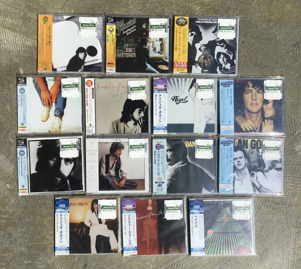 AOR&ライトメロウのCDを追加してます。