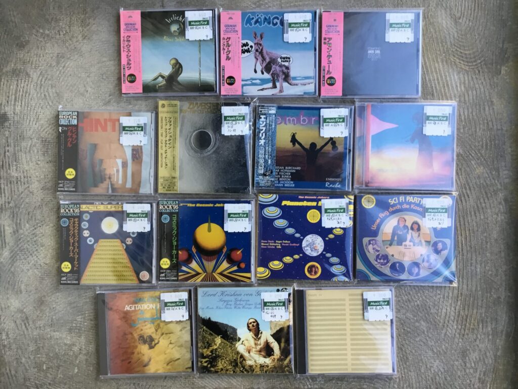 クラウト・ロックCDが50枚程まとまって入荷しました!