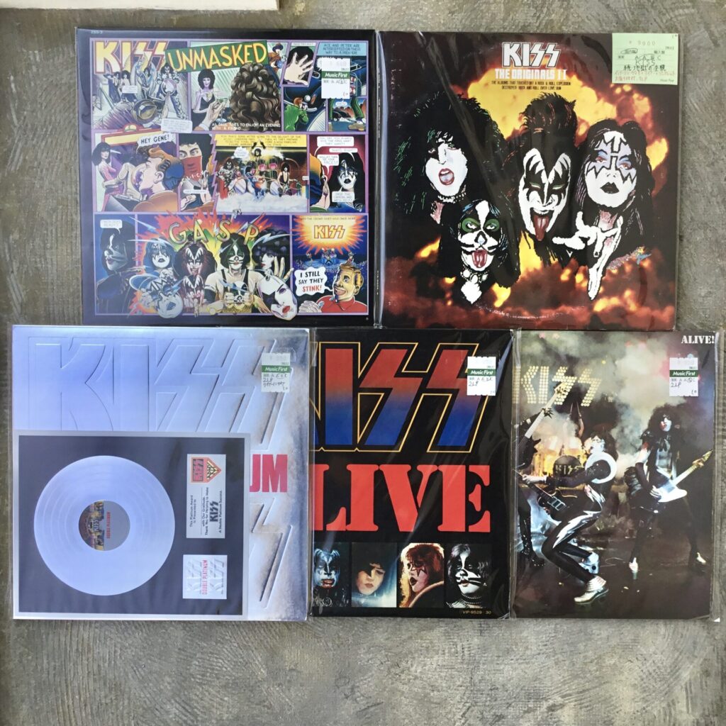 KISSのLPがまとまって入荷しました!