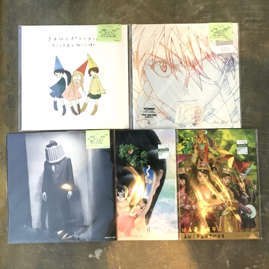 平成以降の邦楽作品のLP/12インチがひとつかみ入荷しました。