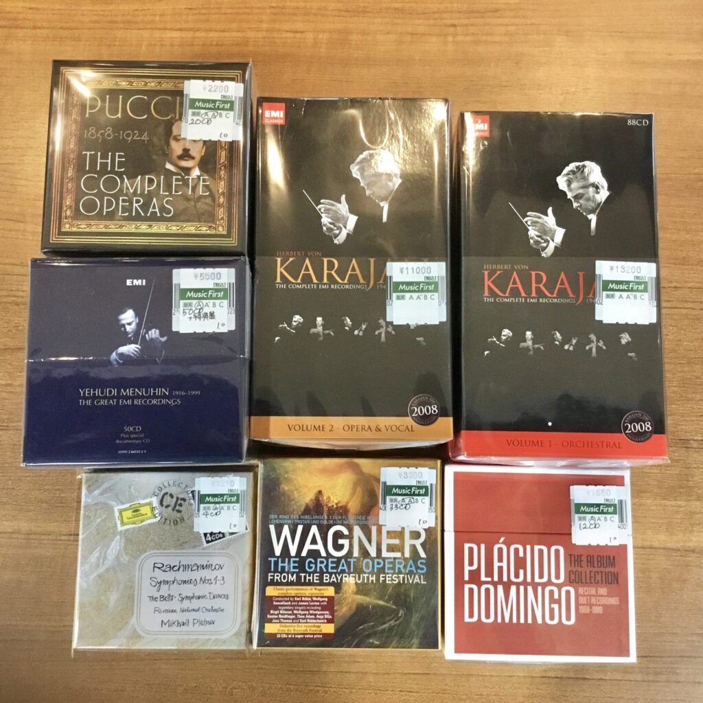 クラシックのCDボックスが16点入荷しました。