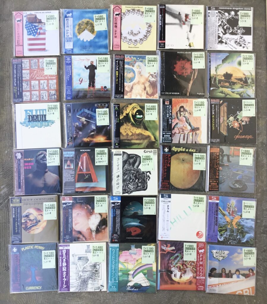 【新入荷情報】イタリア＆フランス・プログレ紙ジャケ帯付CDを約50枚大放出！