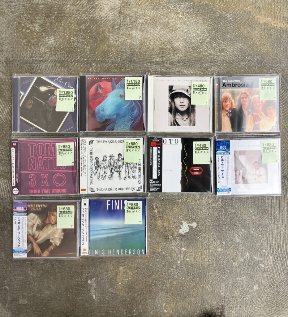 【特集コーナー新入荷】 AORのCD とHR/HMのCDを新規追加しました。