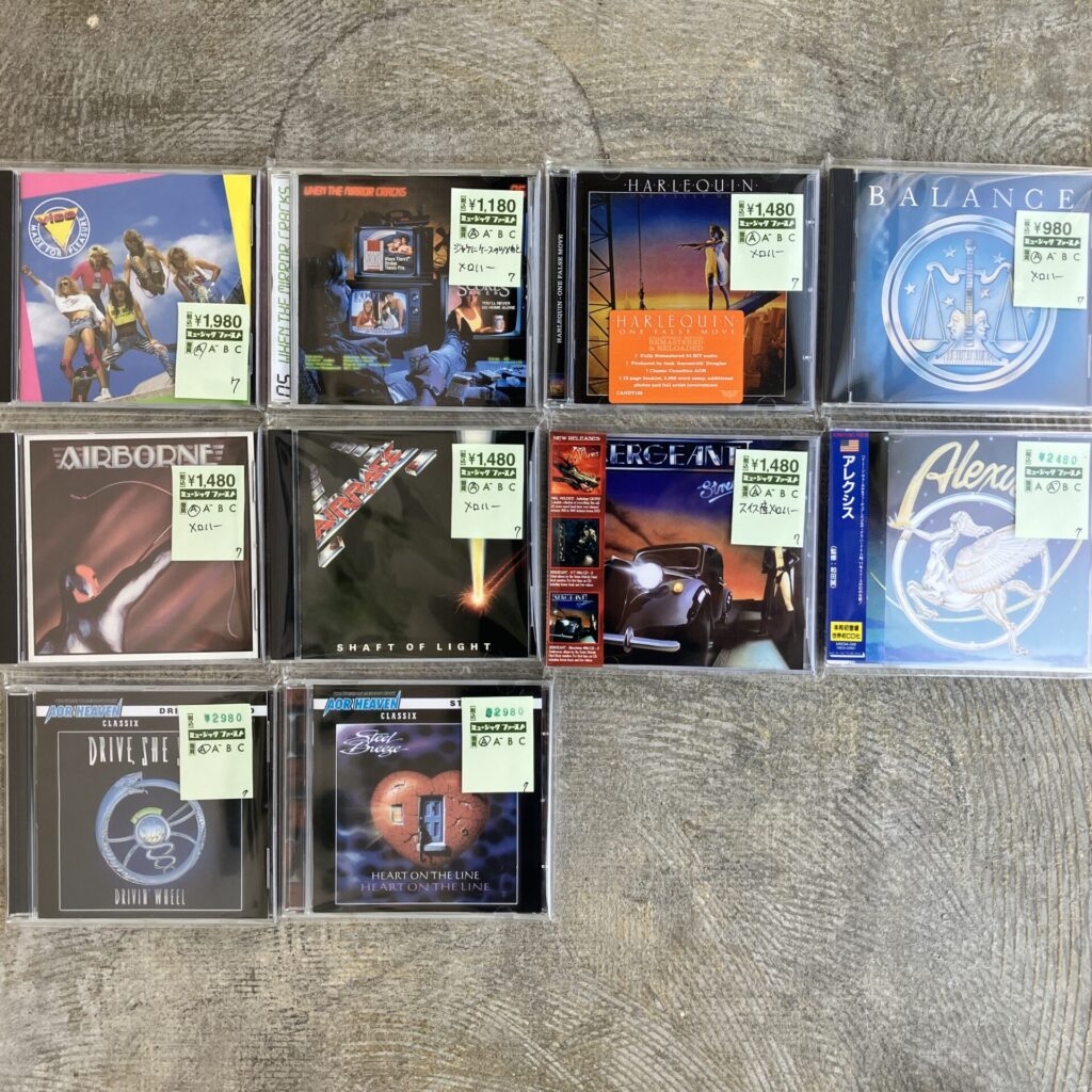 【特集コーナー新入荷】 メロハーCD とHR/HMのCDを新規追加しました。