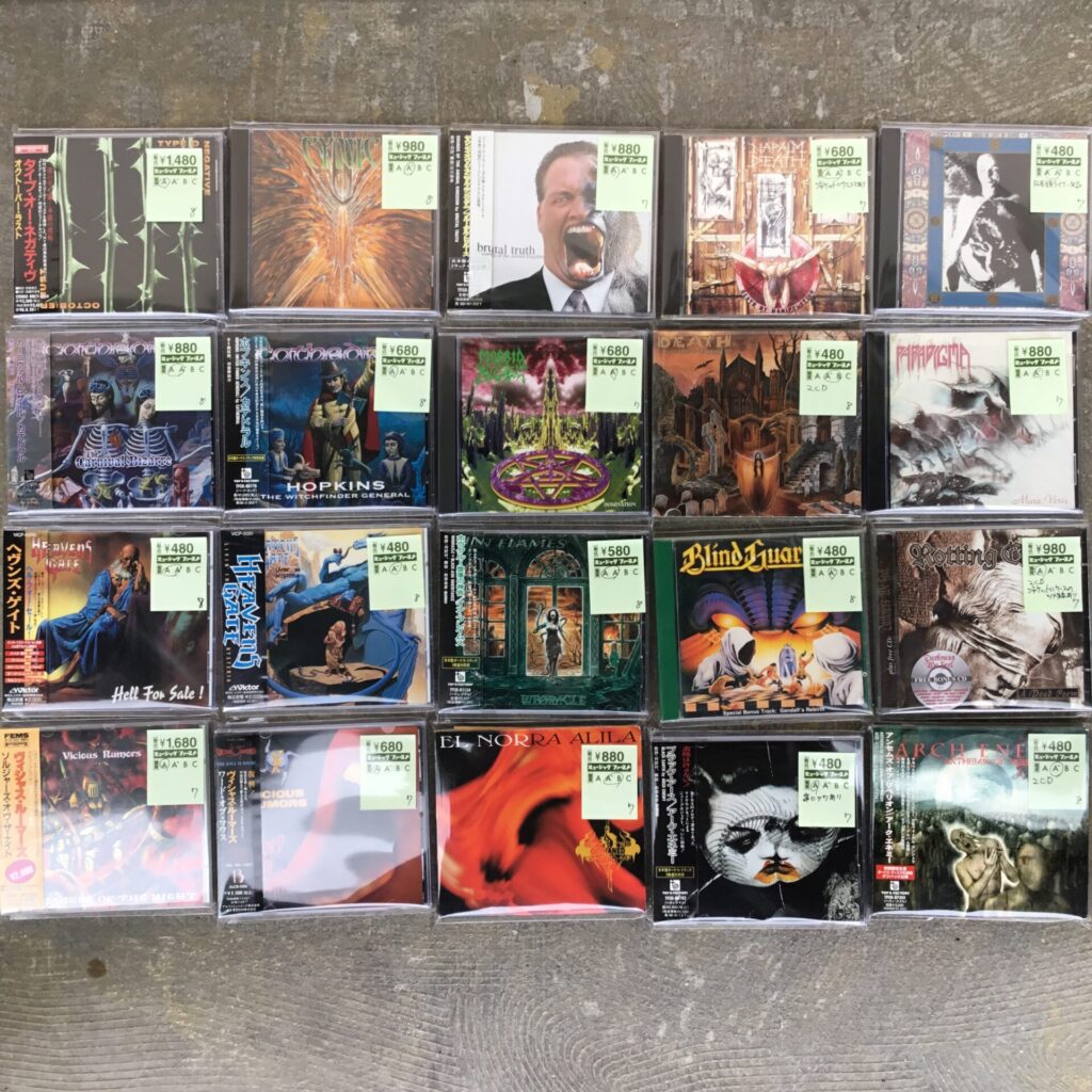 【特集コーナー新入荷】 HR/HMのCDを20枚新規追加しました。