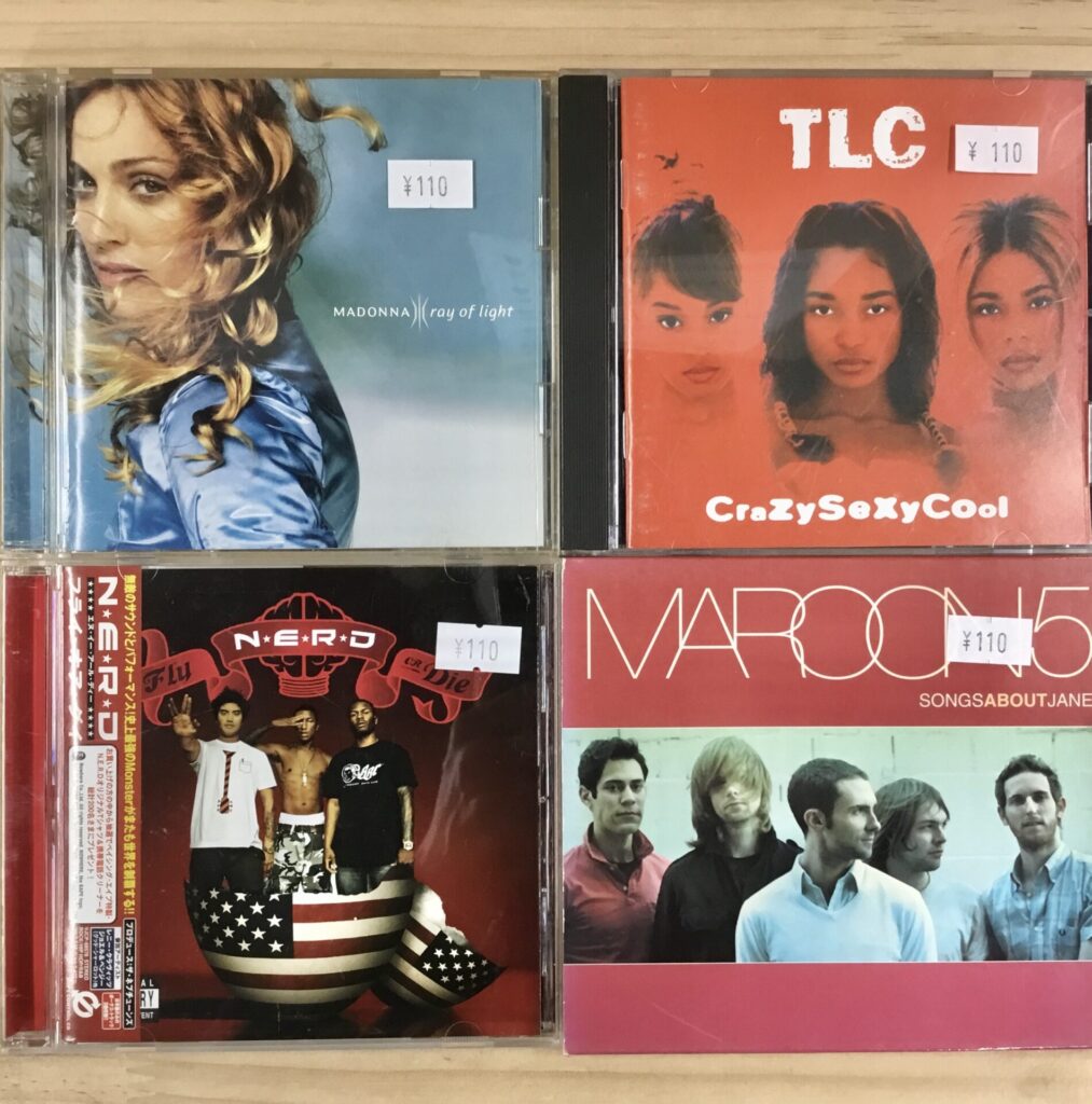 【110円通信】第10回:Madonna, TLC, N.E.R.D, Maroon 5
