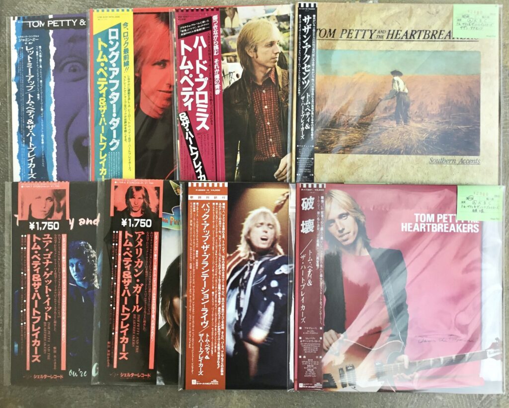 【新入荷情報】 トム・ペティ&ザ・ハートブレイカーズの帯付LPがひとつかみ入荷しました。