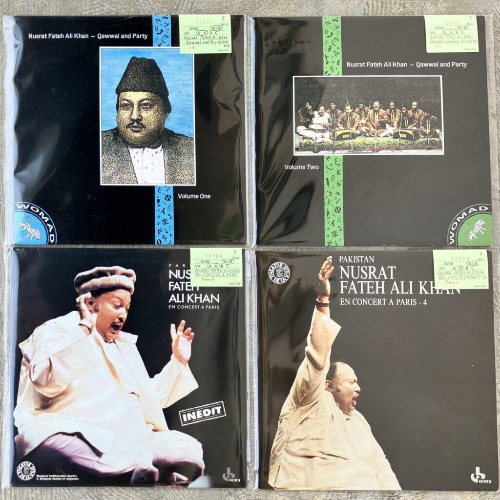 【新入荷情報】ヌスラット・ファテ・アリ・ハーンのLPが4点入荷しました。