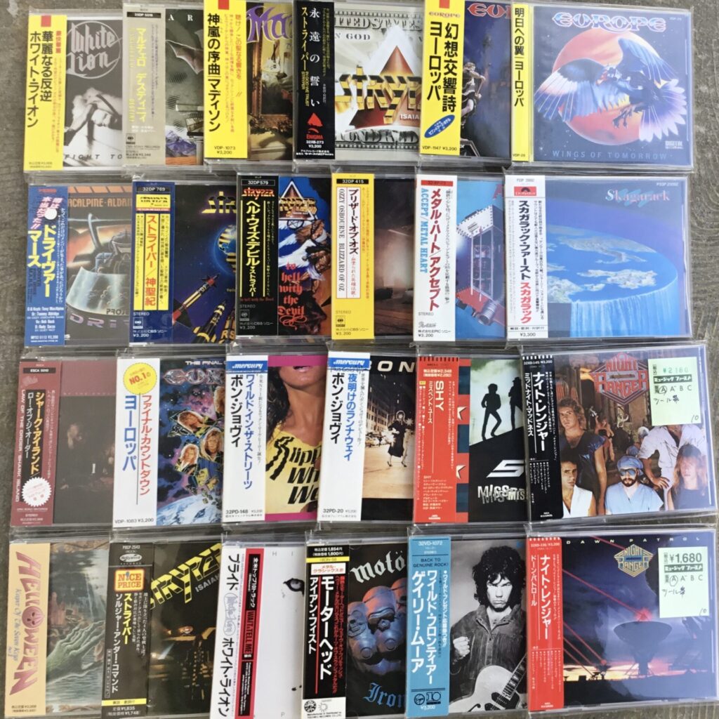 【新入荷情報】 ハード・ロック&ヘヴィ・メタルの初期盤・旧規格の稀少帯付CDがふたつかみ入荷しました。