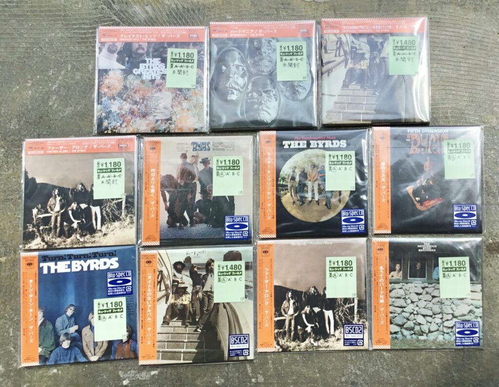 【新入荷情報】 フォーク・ロックの先駆的バンドでもあるザ・バーズの帯付きCDがまとまって入荷しました。