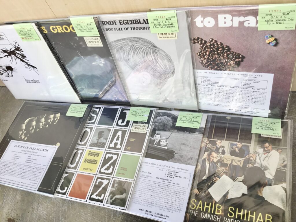 【新入荷情報】 澤野工房のレコードが20枚ほどまとまって入荷しましたので新入荷コーナーに補充しました。