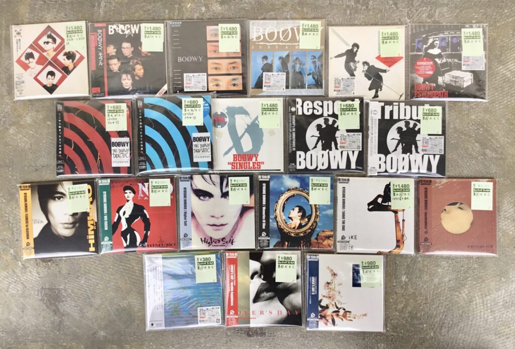 【新入荷情報】 BOØWYと氷室京介の紙ジャケットCDがまとまって入荷しました