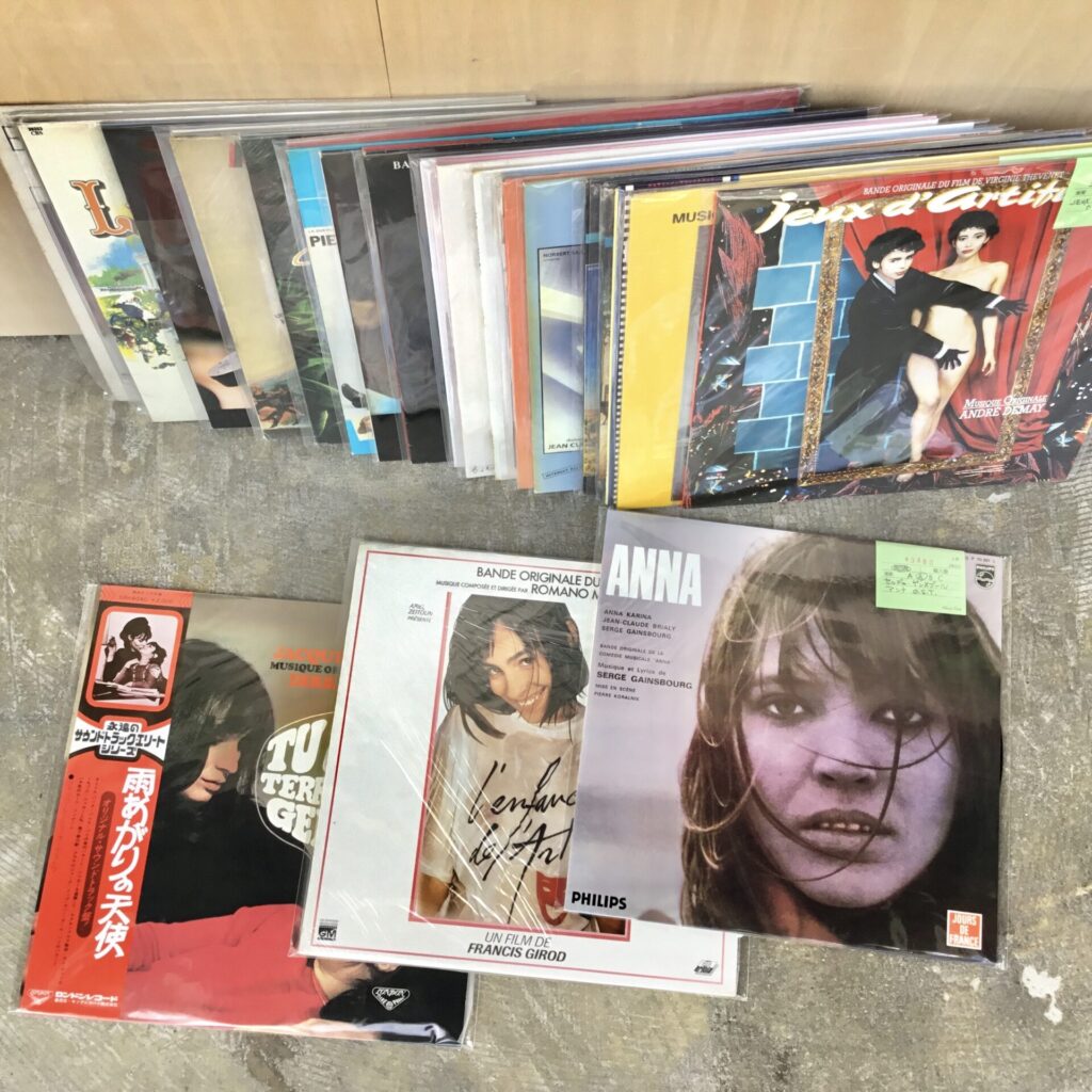 【特集コーナー新入荷】フランス映画およびフランスの作曲家に限定して、更にLP約50枚を追加しました!