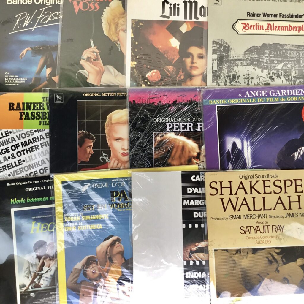 【特集コーナー新入荷】 映画サントラLP特集更新: シネフィル的なラインナップで40枚以上追加しました。