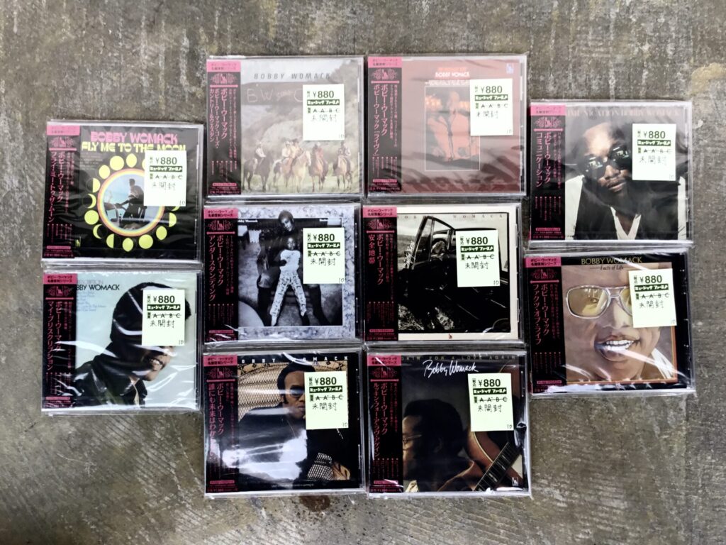 【新入荷情報】 ボビー・ウーマックの未開封CDがまとまって入荷しました。