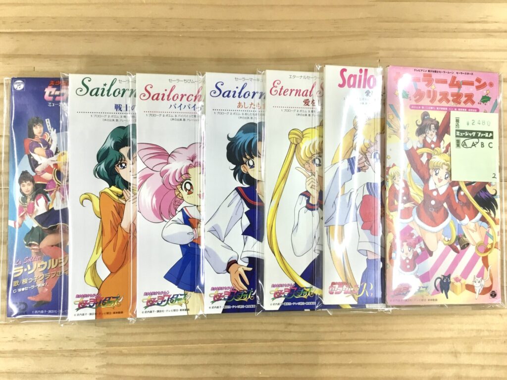 【新入荷情報】 セーラームーン関連の短冊CDが入荷しました。
