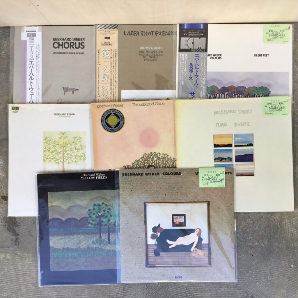 【特集コーナー新入荷】 Re: ECMその5:エバーハルト・ウェーバーを再び追加しました。