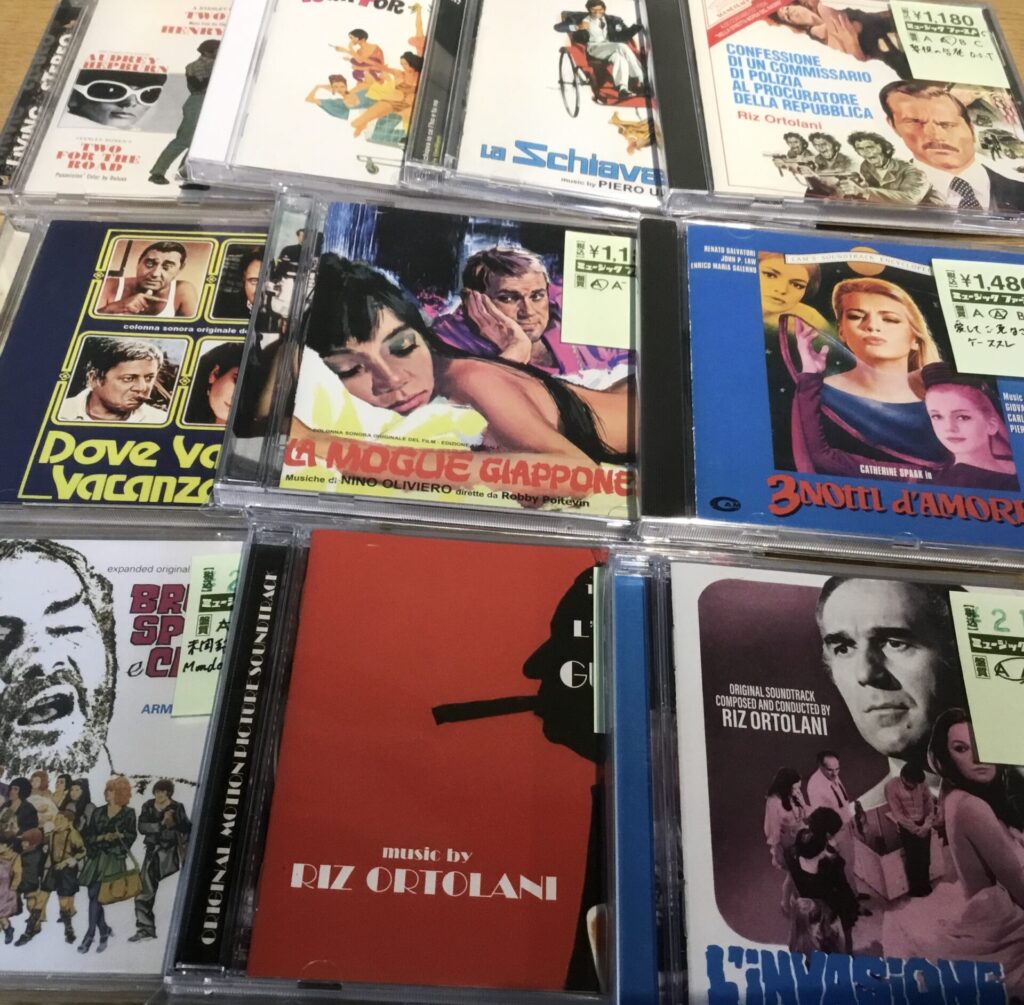 【新入荷情報】 イタリア映画のサントラCDが30枚ほど、まとまって入荷しました。
