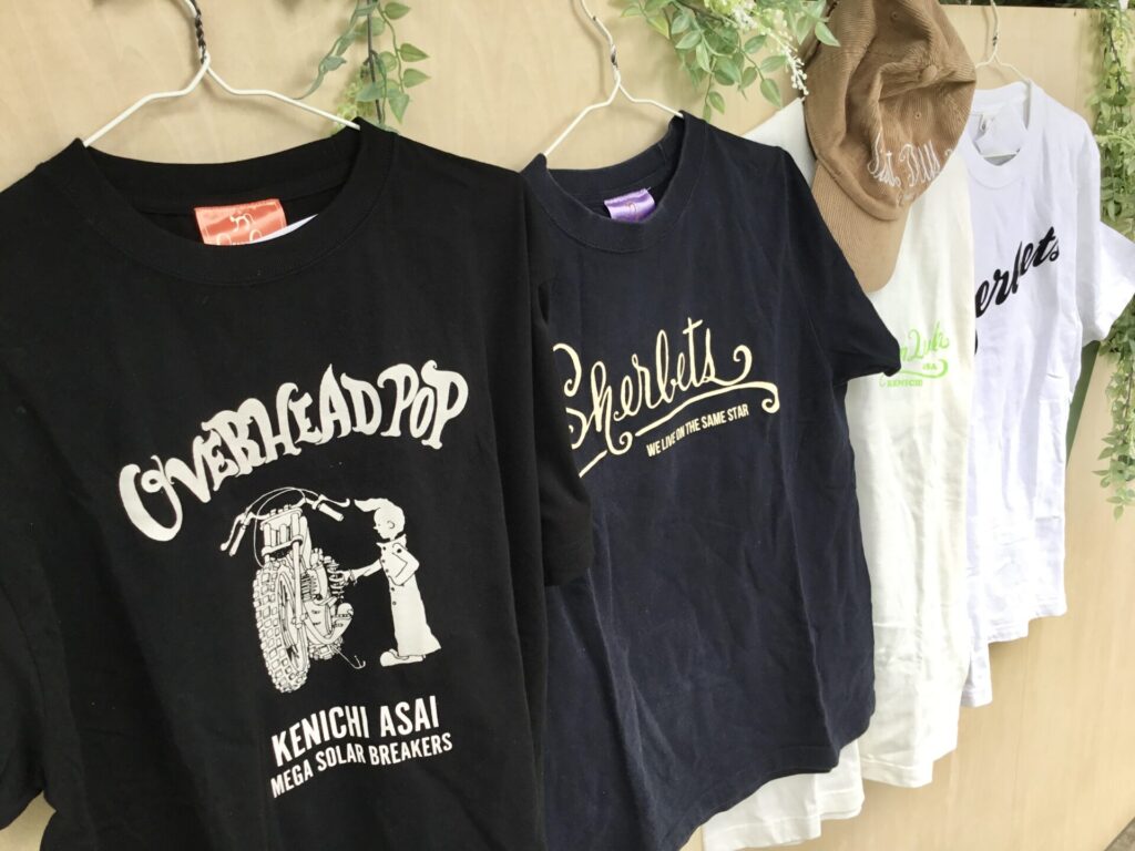 【新入荷情報】 浅井健一とSHERBETSのツアーTシャツを数着出しました